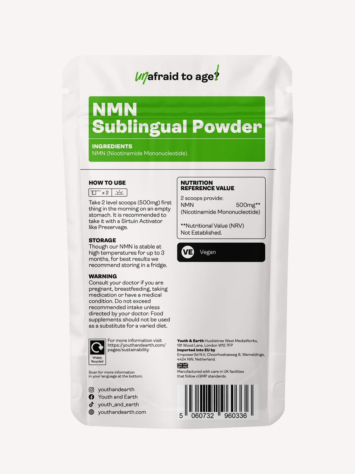 NMN polvere sublinguale